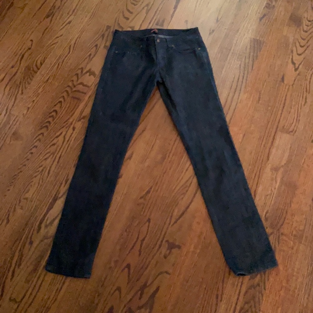 🔥 3/$15 dark wash low rise skinny jeans